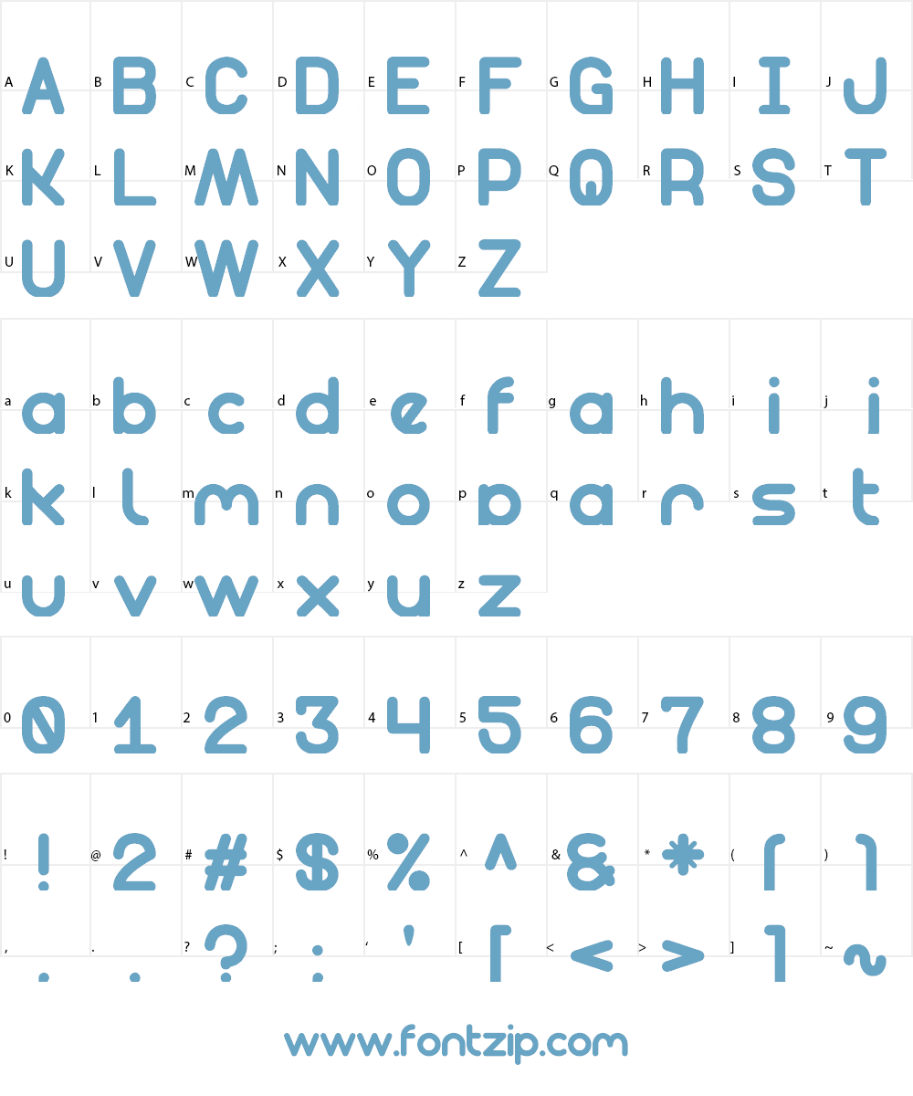 Bonita Informal St Font Character